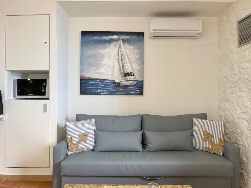 House, Balcony, Sea View | Living area | 50-inch Smart TV with satellite channels, Netflix, streaming services