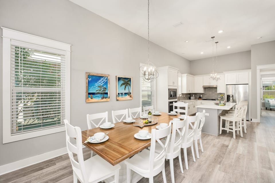 Dining Table with lots of seating