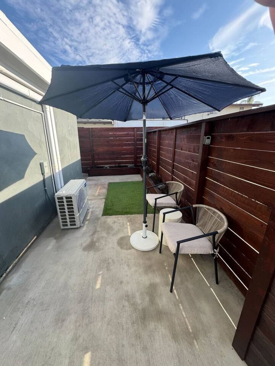Enjoy your morning coffee or evening wine in your cozy patio space