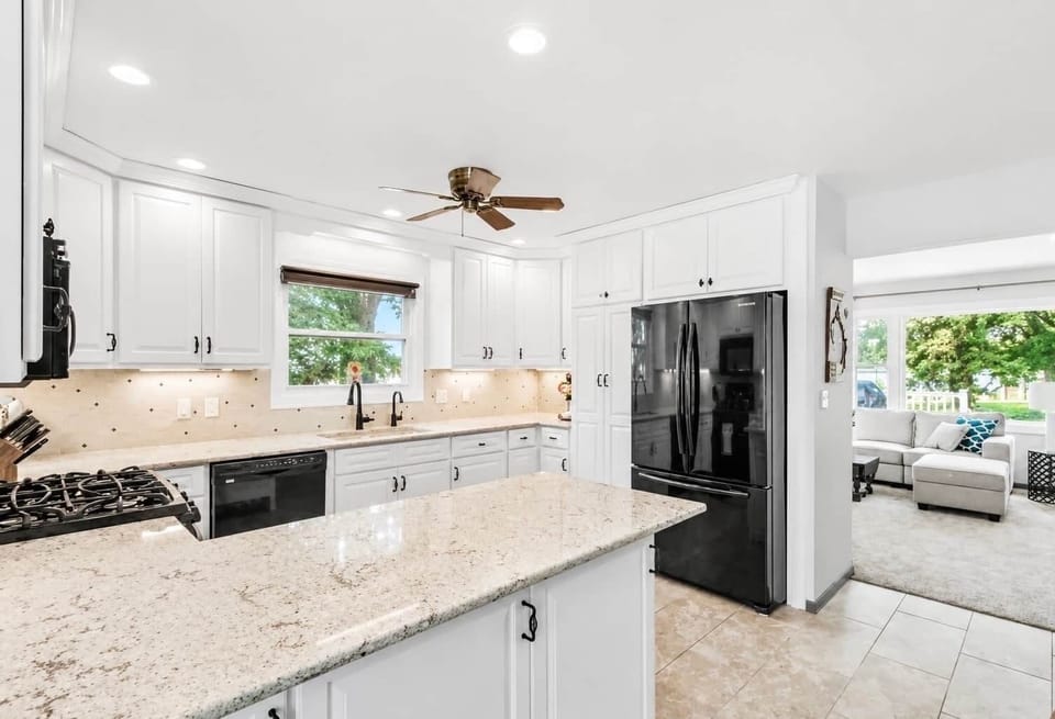 Lake cabin kitchen
