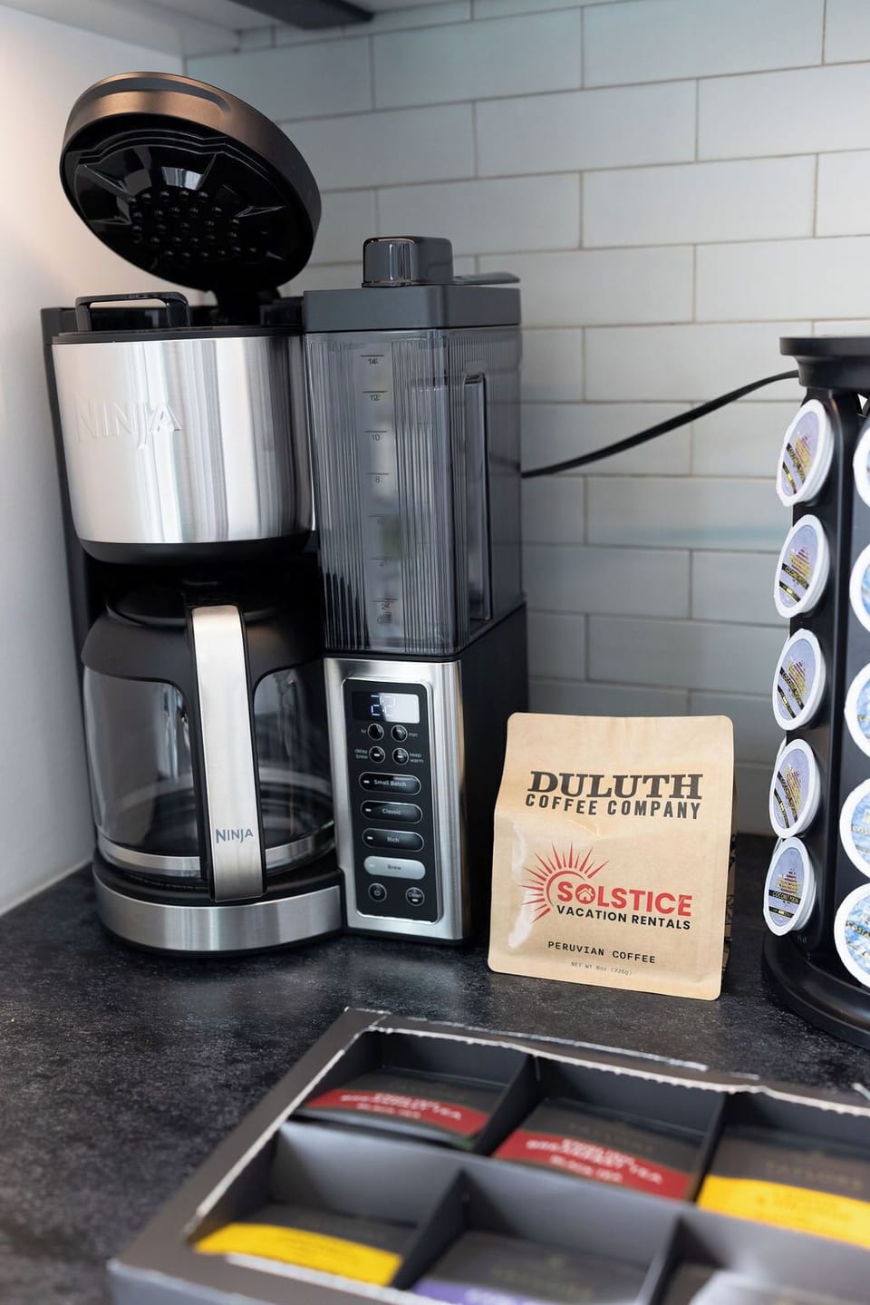 Fully equipped kitchen with everything needed for group meals.