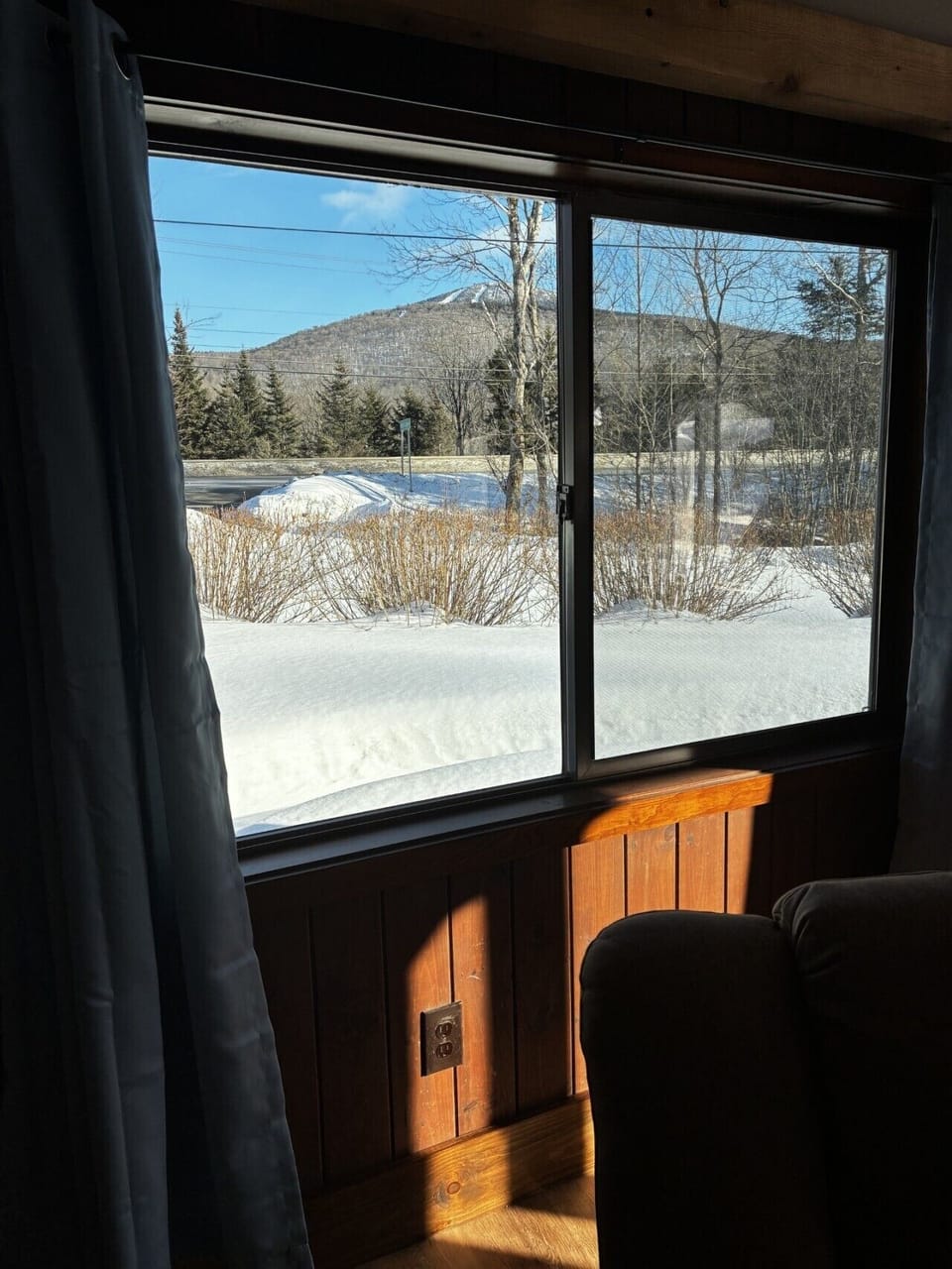 Mountain View from Living Room Cabin 5