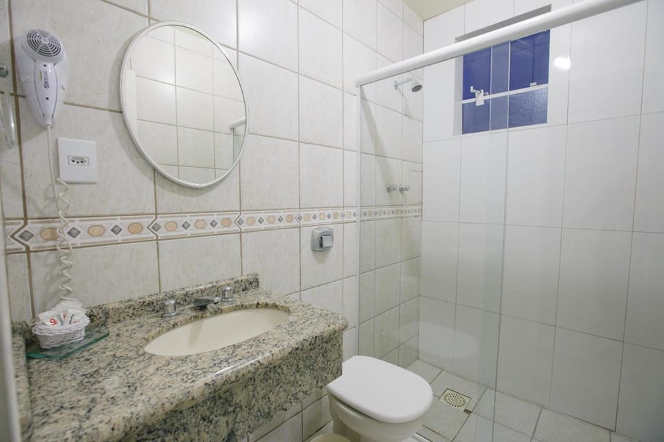 Shower, hair dryer
