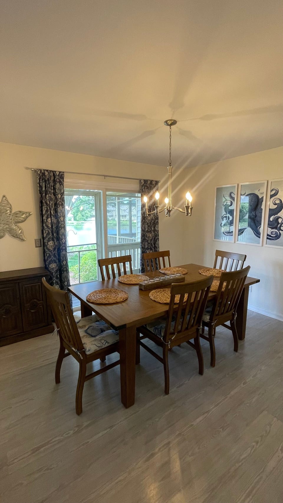 Beautiful Water View from the Dining Room Table