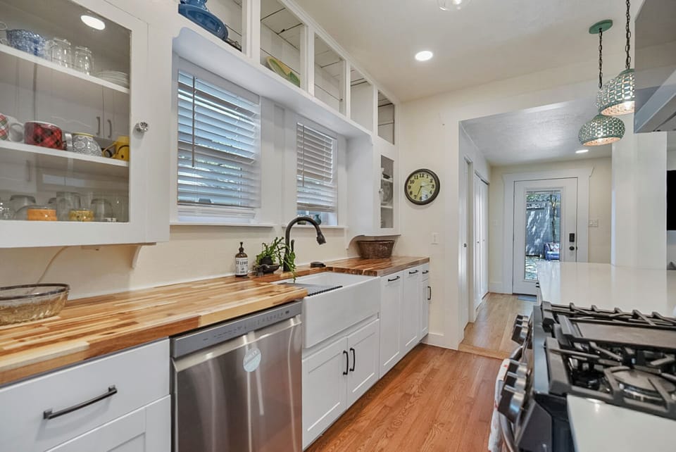 Kitchen Essentials Included • Cook, dine, and feel right at home.