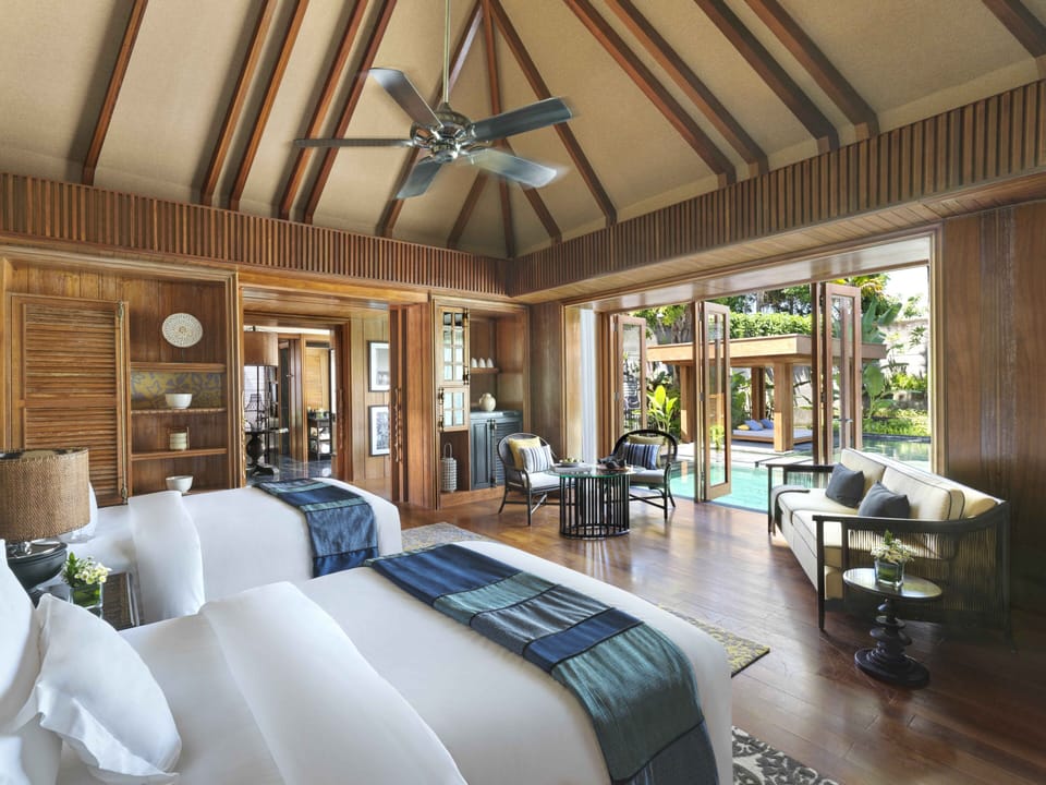 Villa, 2 Bedrooms | Egyptian cotton sheets, premium bedding, pillowtop beds, minibar