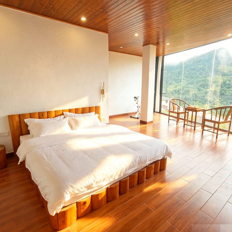 Comfort Double Room, Hill View | Soundproofing, WiFi (free)