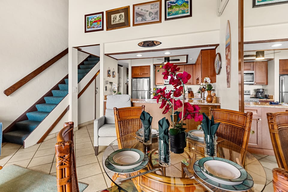 Dining table set for memorable meals with family and friends.