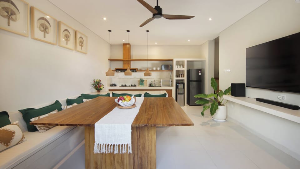 Villa, Pool View | Living area | 36-inch Smart TV with digital channels