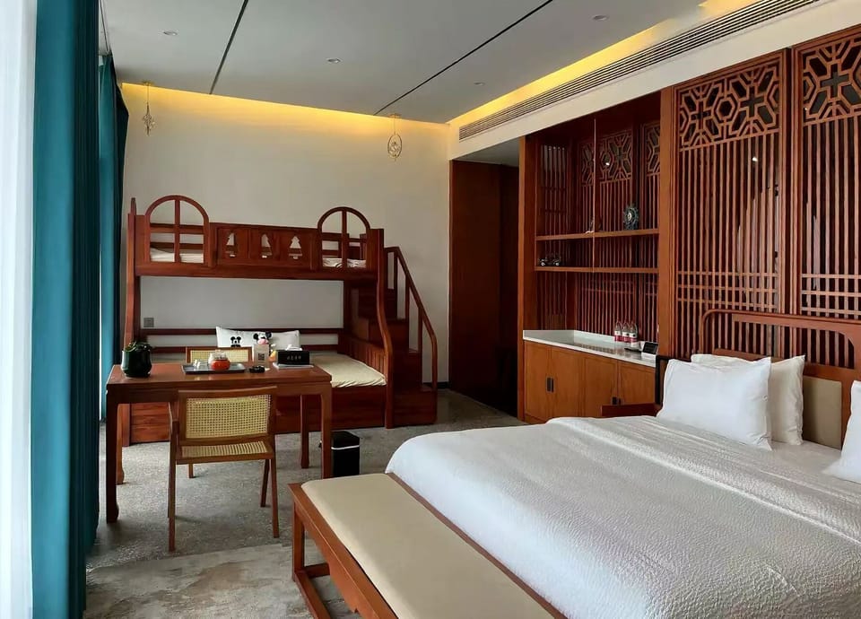 Family Twin Room, Multiple Beds, Terrace, Hill View | Down comforters, blackout drapes, iron/ironing board (on request)