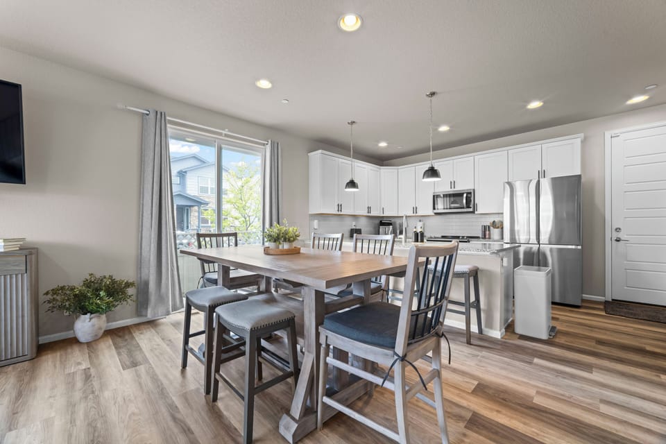 Spacious dining and kitchen area ideal for shared meals and memories.