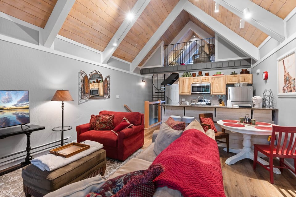 Open view kitchen and living room