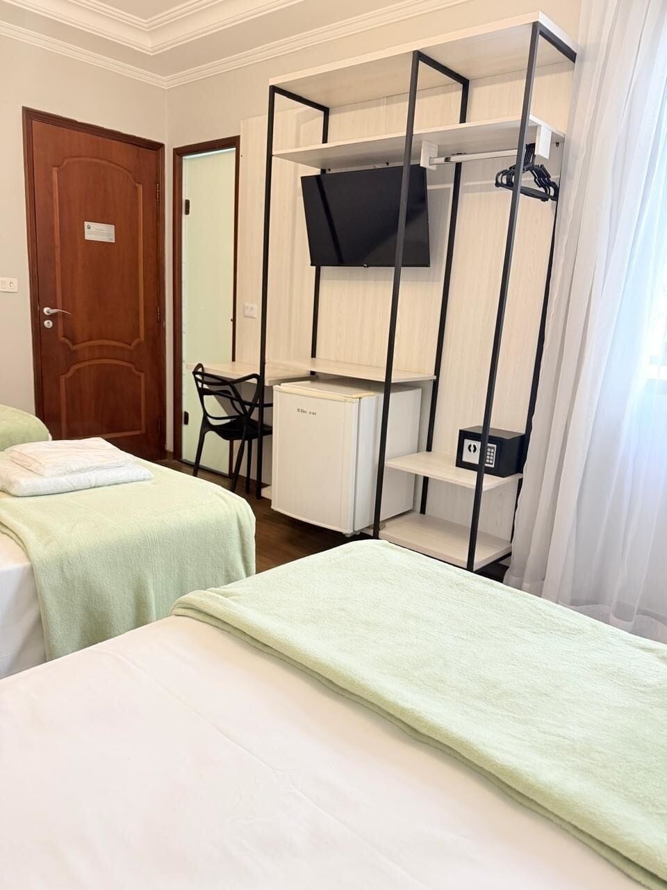 Minibar, desk, blackout drapes, iron/ironing board (on request)