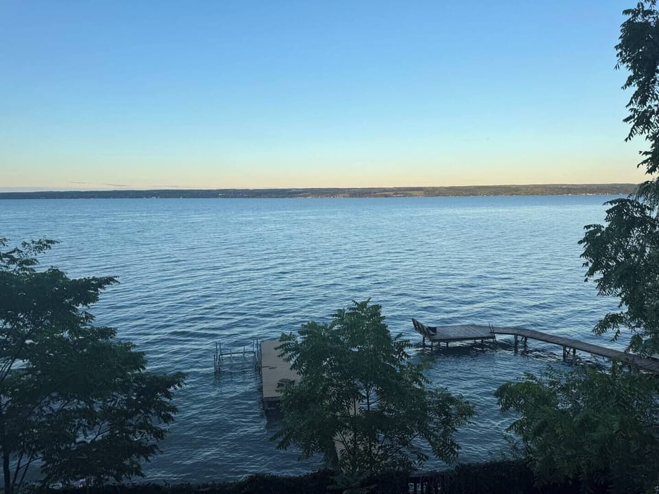 Nothing but water, sky, and serenity