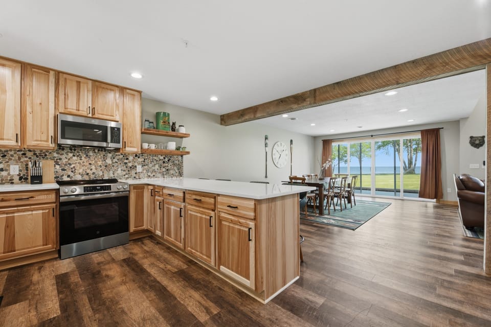 Indoors, Floor, Kitchen, Flooring, Appliance