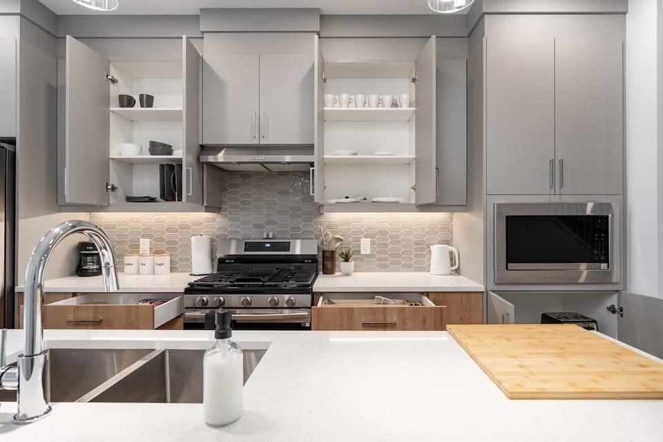 Fully equipped kitchen with everything needed for your stay