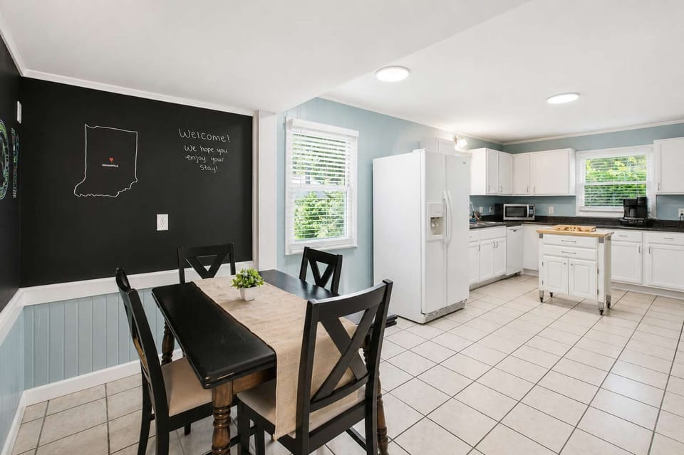 Open Kitchen + Dining Space