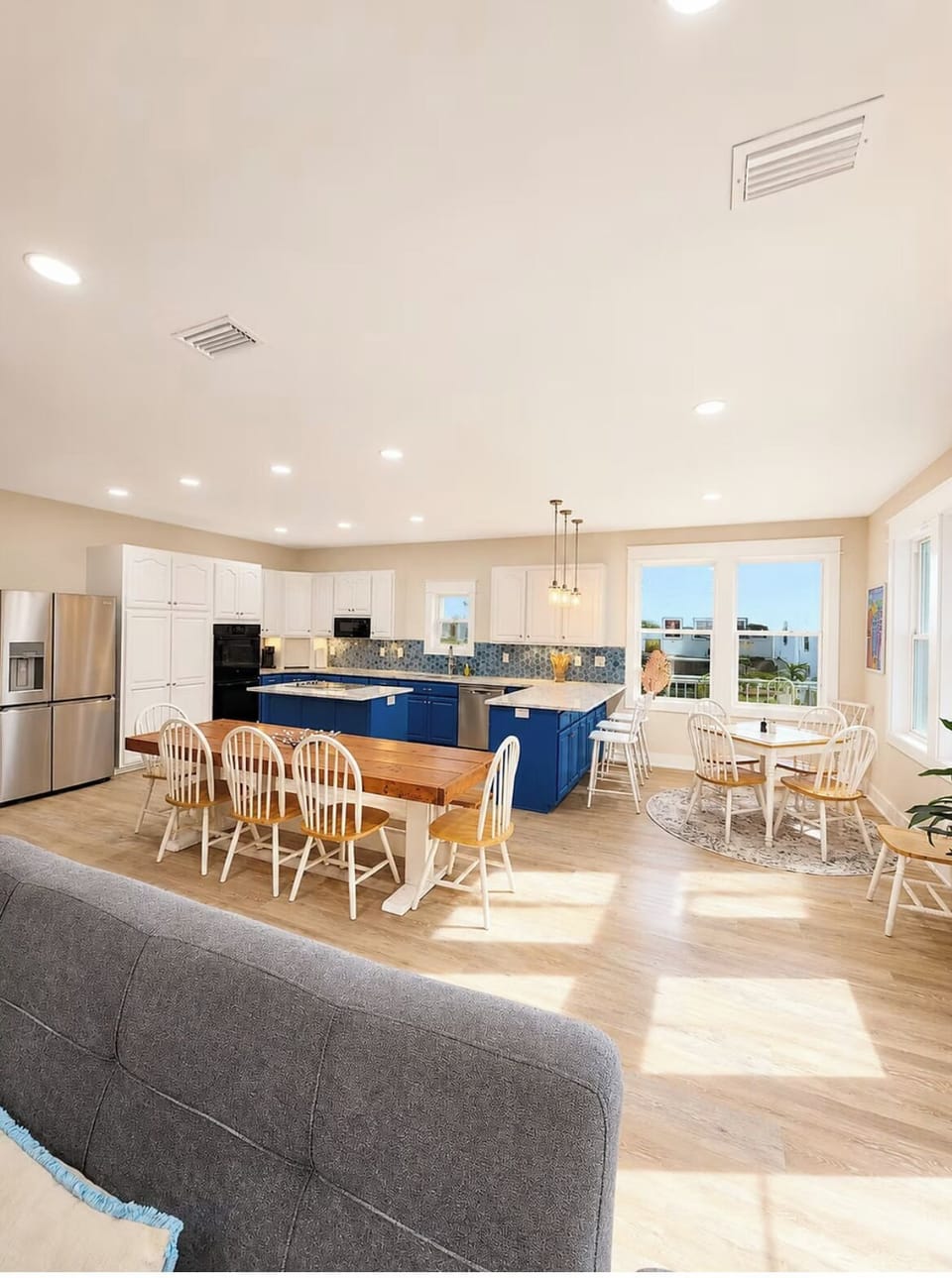 Dining and living space
