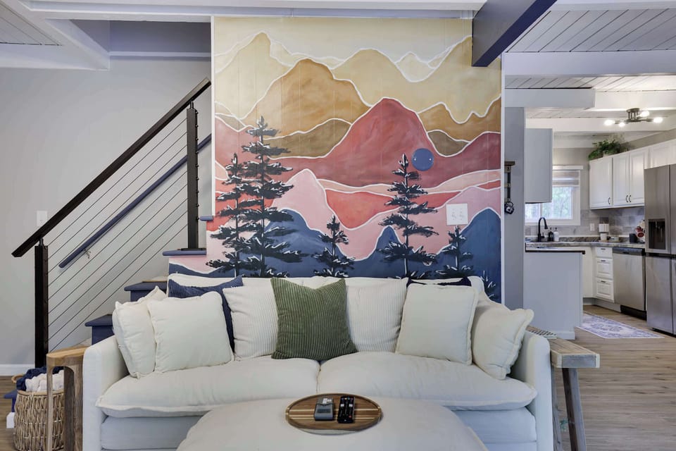 Where Comfort Meets Style – A beautifully designed living space to lounge, laugh, and enjoy your stay.
