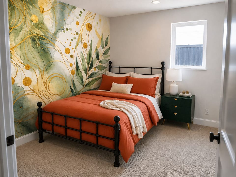 PHOTOS ARE AI RENDERINGS OF FUTURE FURNISHINGS - HOME CURRENTLY UNDER RENOVATION 
