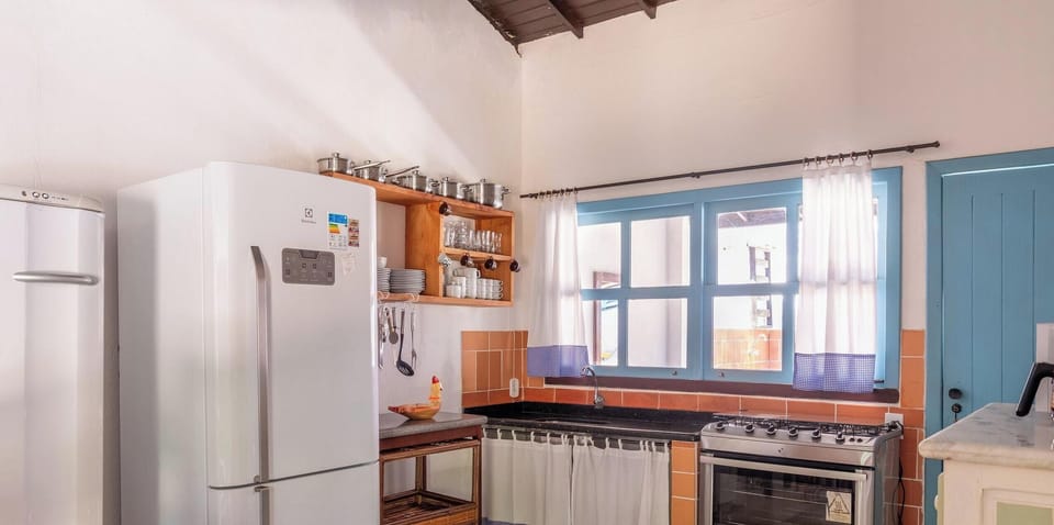 House | Private kitchen | Microwave, cookware/dishes/utensils, dining tables