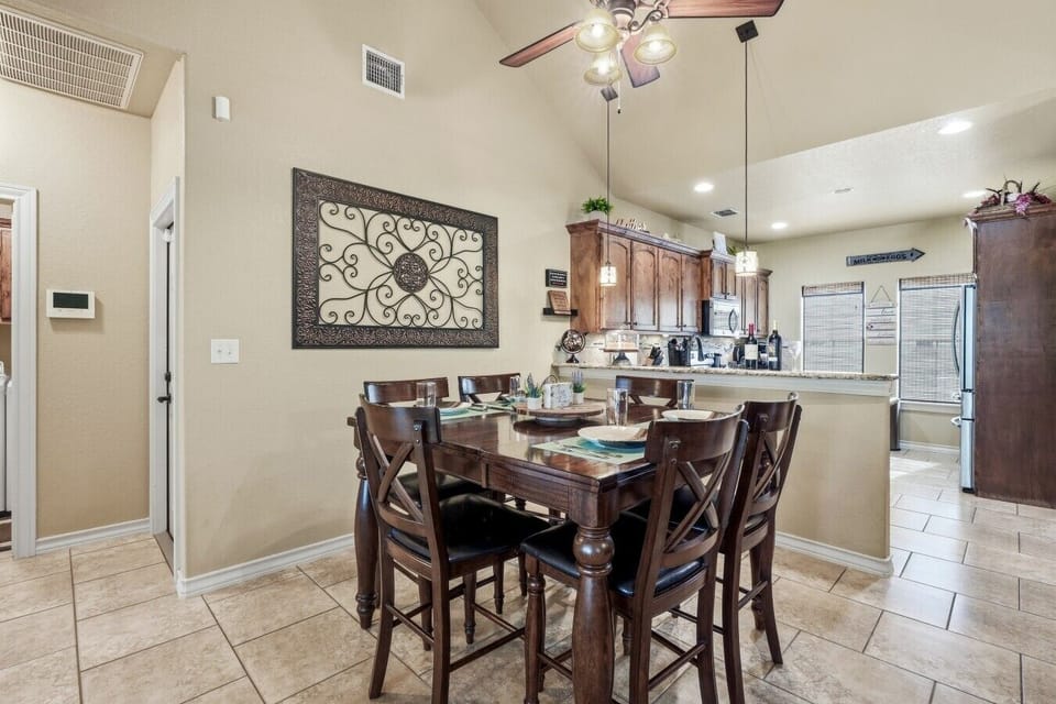 Dining Area | Wooden Dining Table | Open Layout
