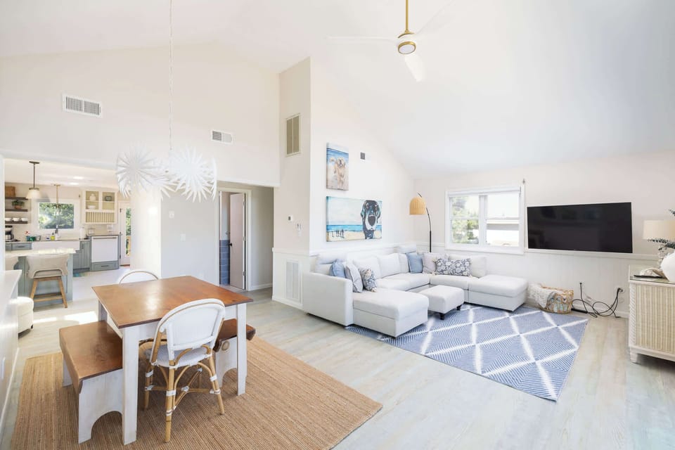 Bright open living room