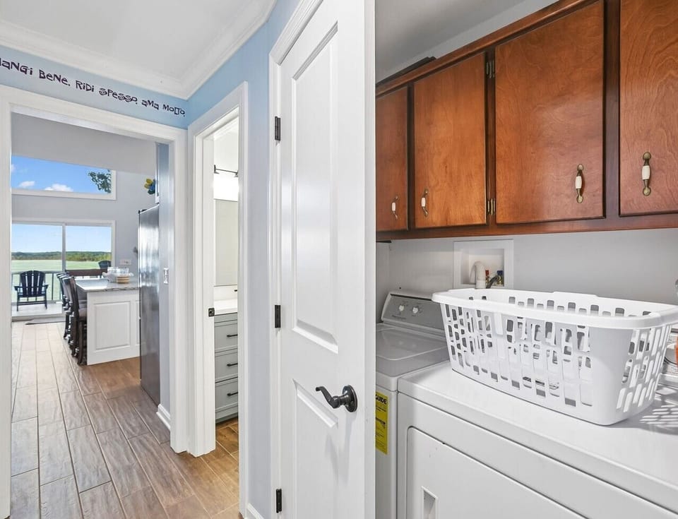 Laundry area on the main floor