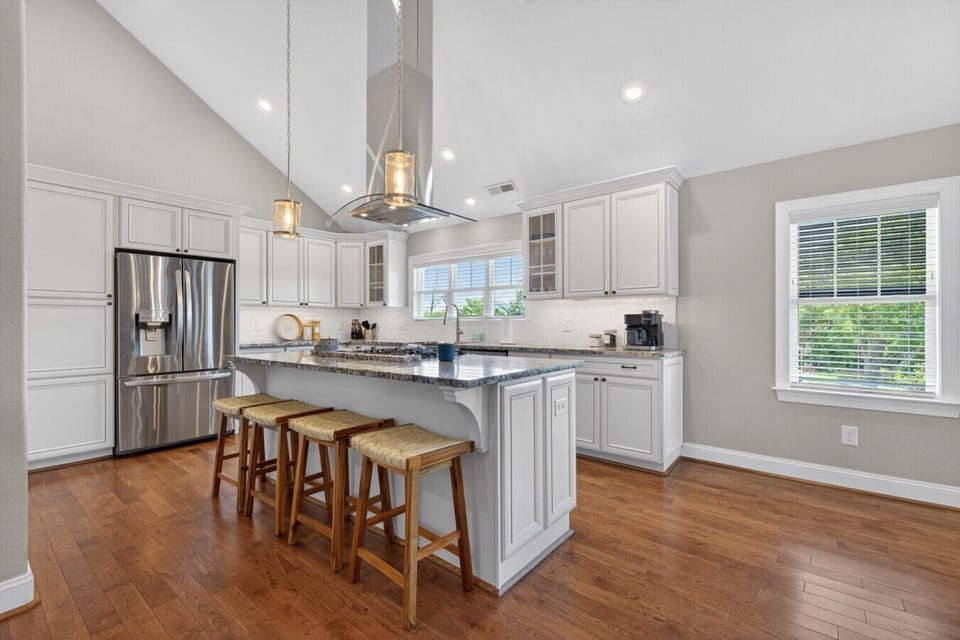 A welcoming kitchen where everyone naturally comes together.