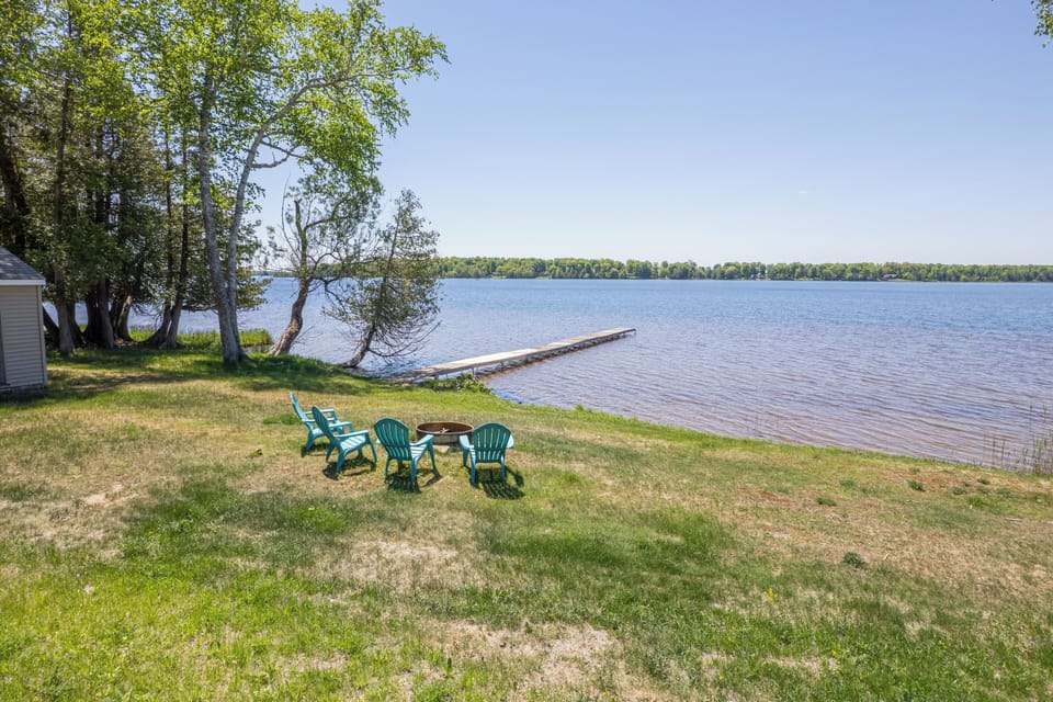 FF fire pit and dock