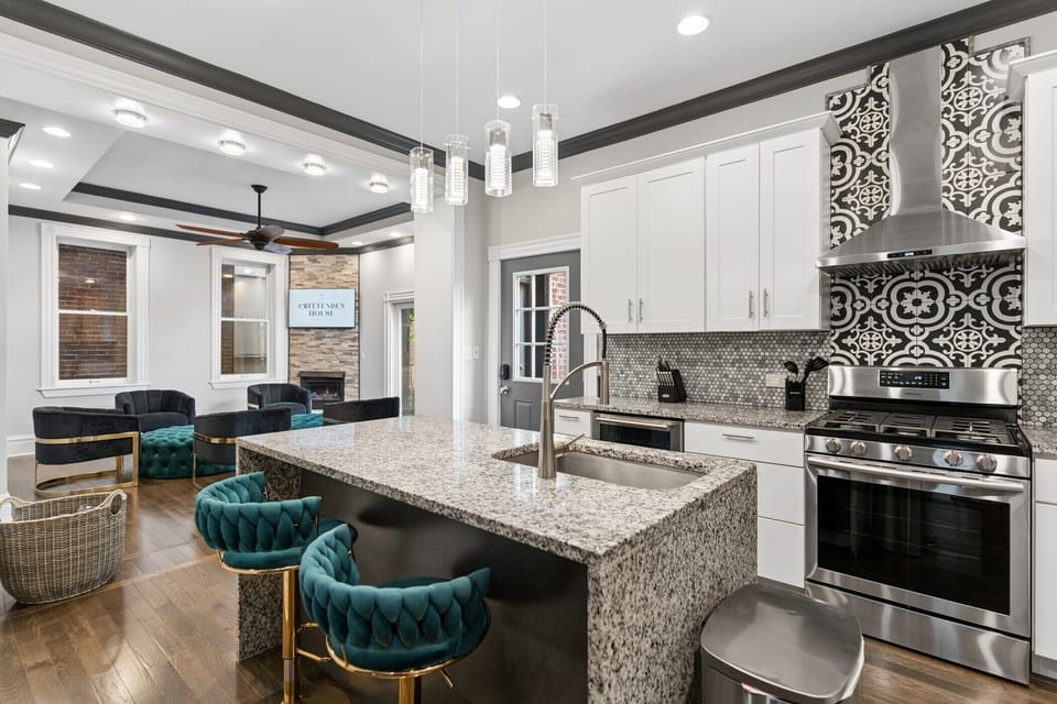 Cook, gather, and connect in the fully equipped chef's kitchen.