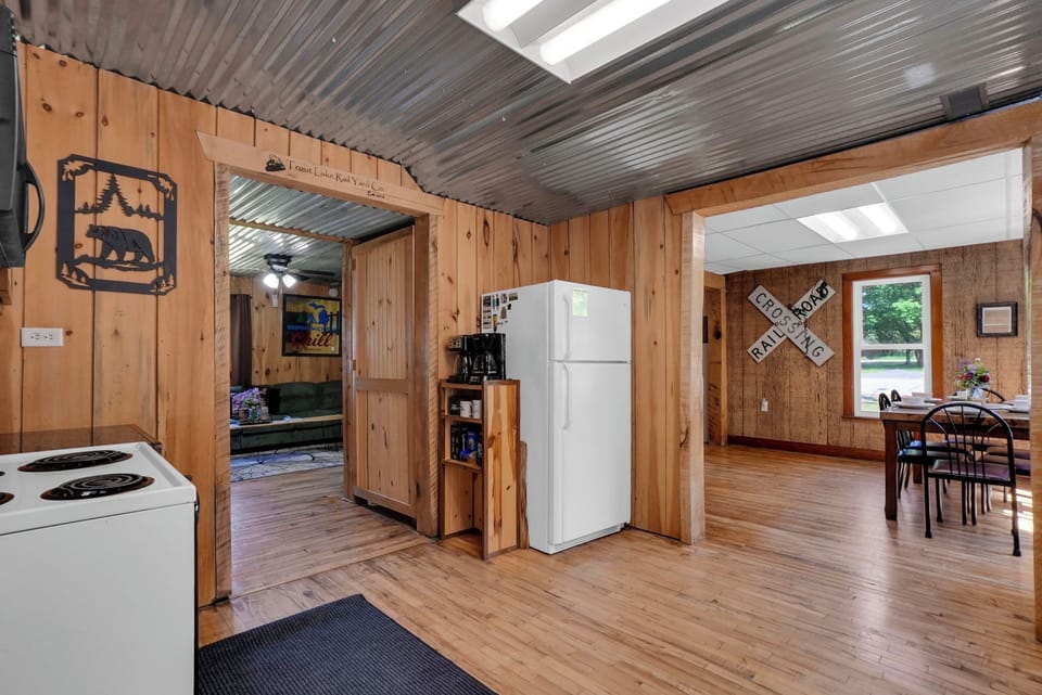 Kitchen leading to dining room