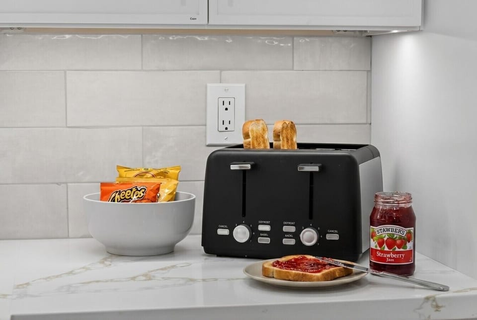 We love spoiling our guests! Enjoy a thoughtfully prepared snack corner to curb your cravings the second you check into your vacation retreat.