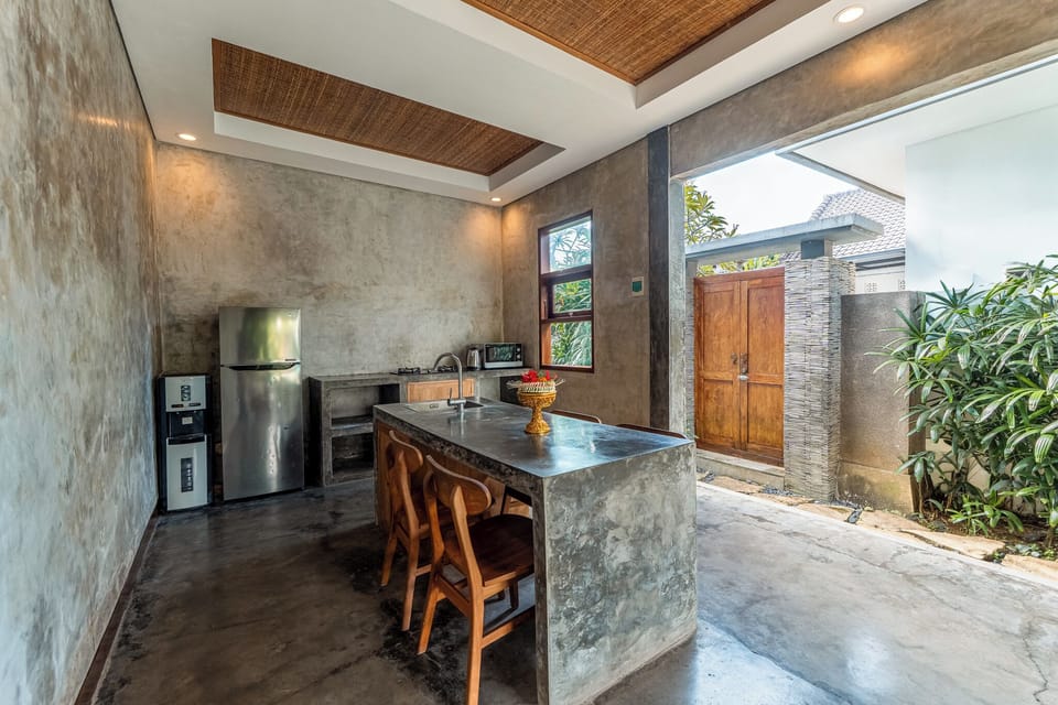 Villa, Patio, Pool View | Private kitchen