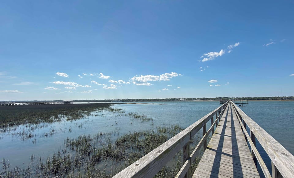 Stroll on Inlet Pointe's private pier & enjoy beautiful views of Murrells Inlet.