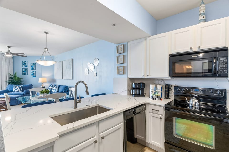 White quartz countertops