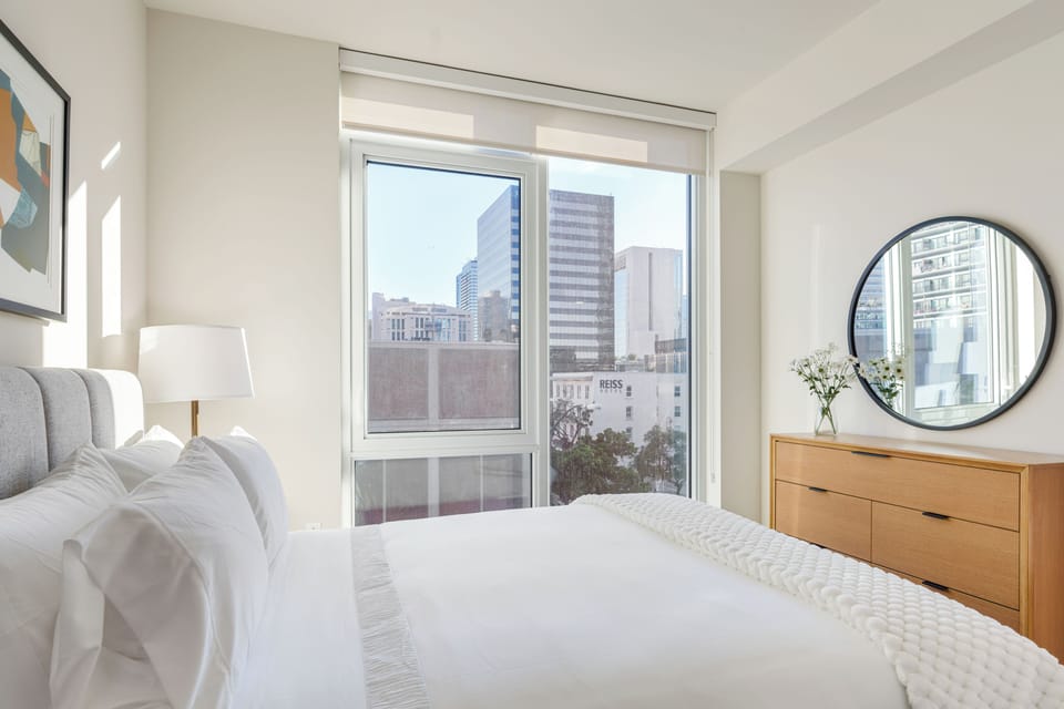 Unit 307: Bedroom 1.