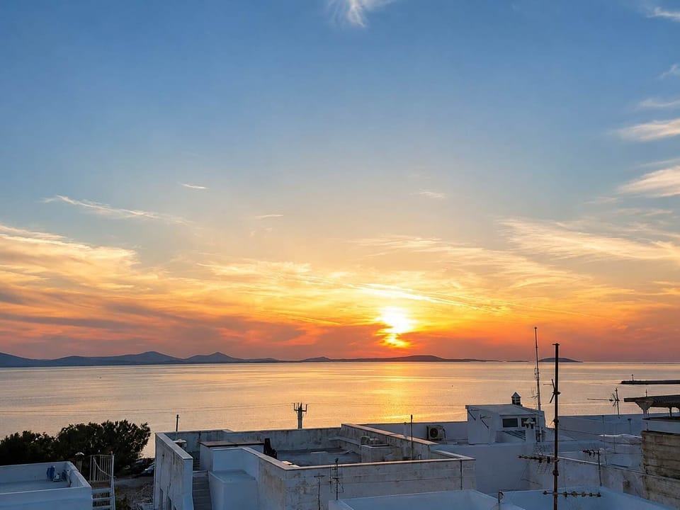 Beautiful sunsets from the balcony 