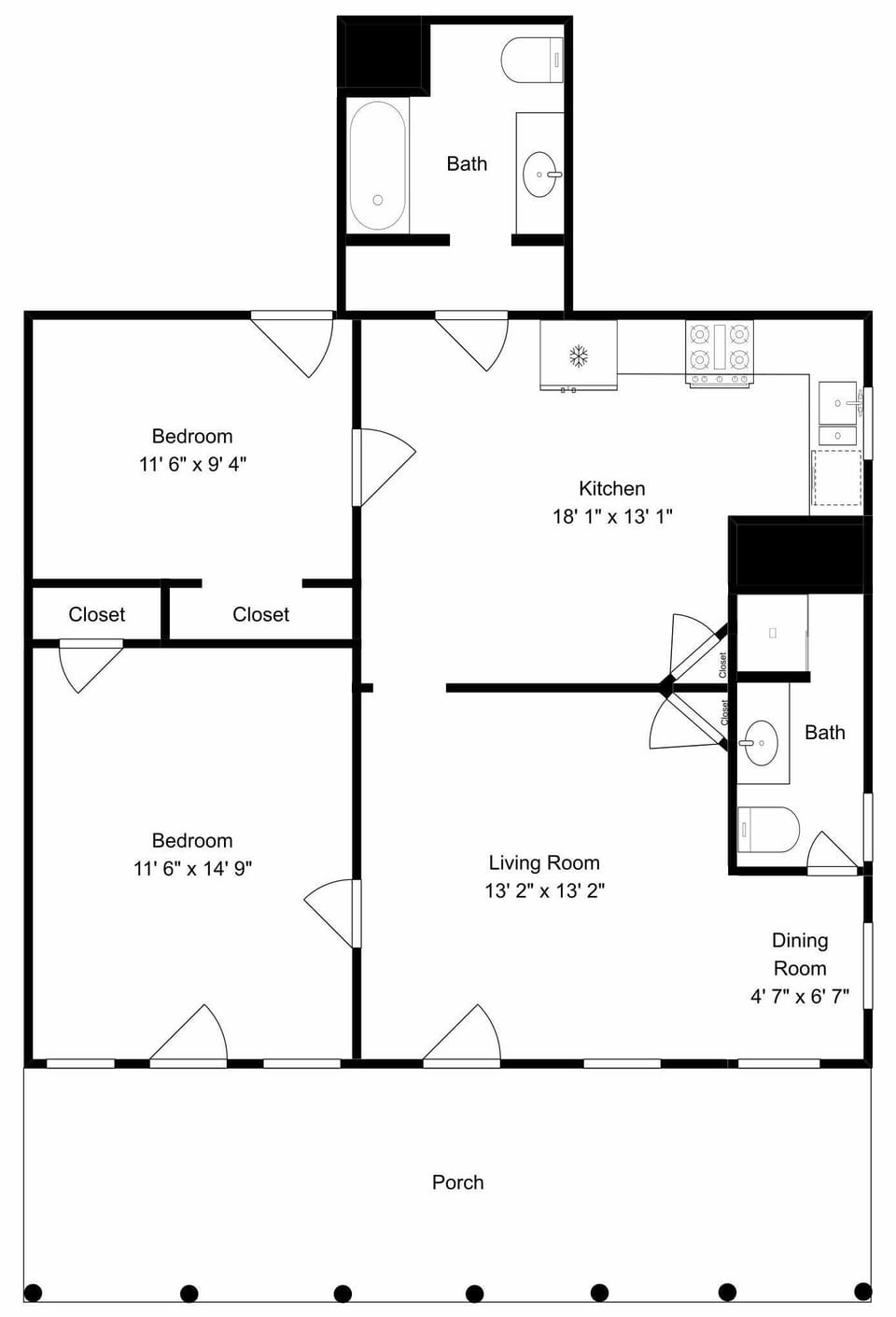 The Georgianne Unit 3 Floor Plan