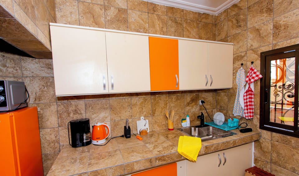 Apartment, Balcony, City View | Private kitchen | Microwave, oven, cookware/dishes/utensils