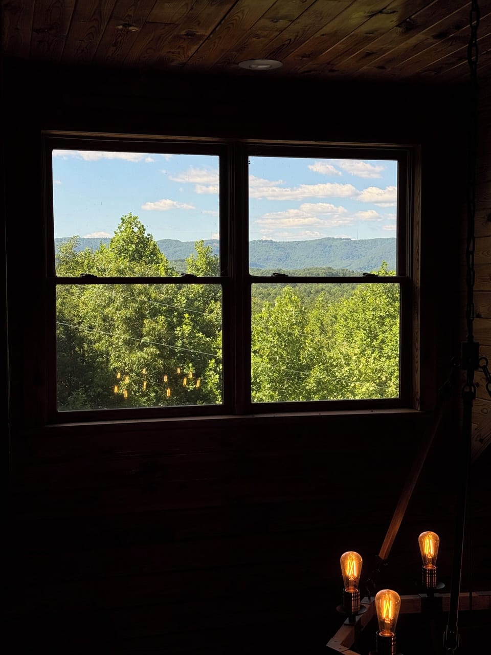 View to the mountains
