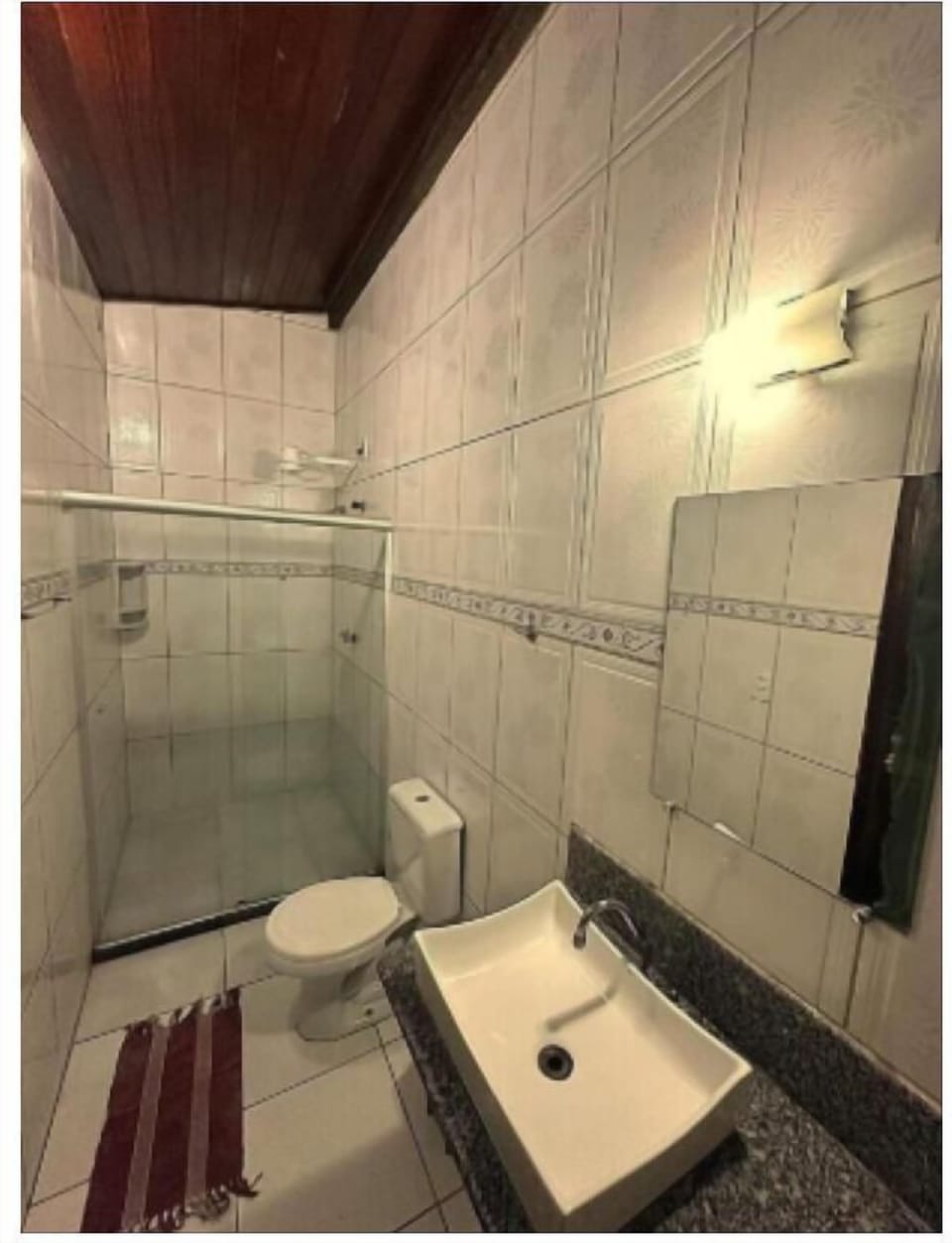 Shower, hair dryer (on request), towels, soap