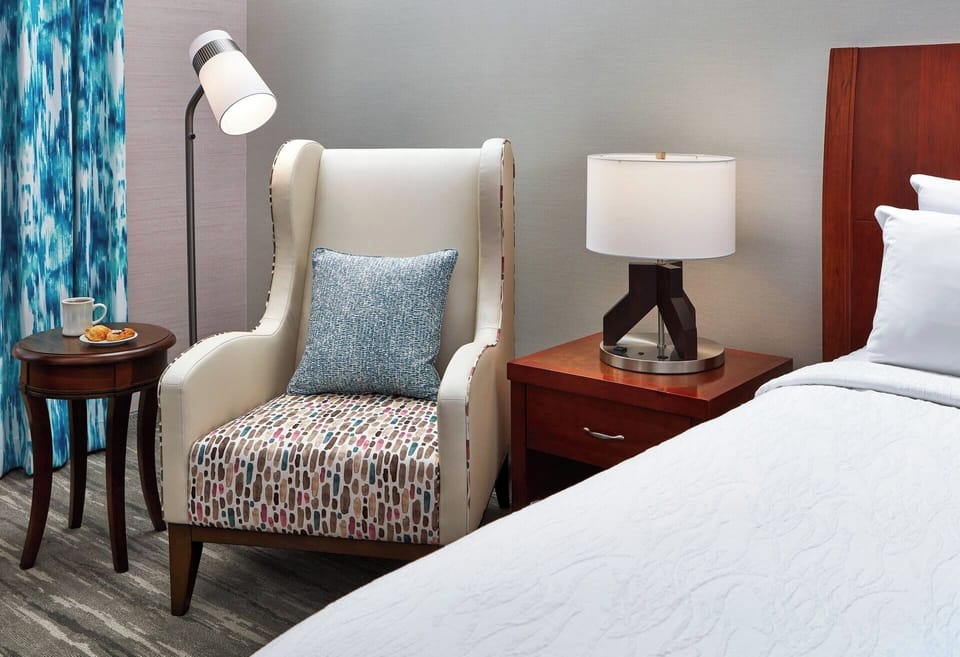 Bedroom. Interior and views may vary based on location and availability.