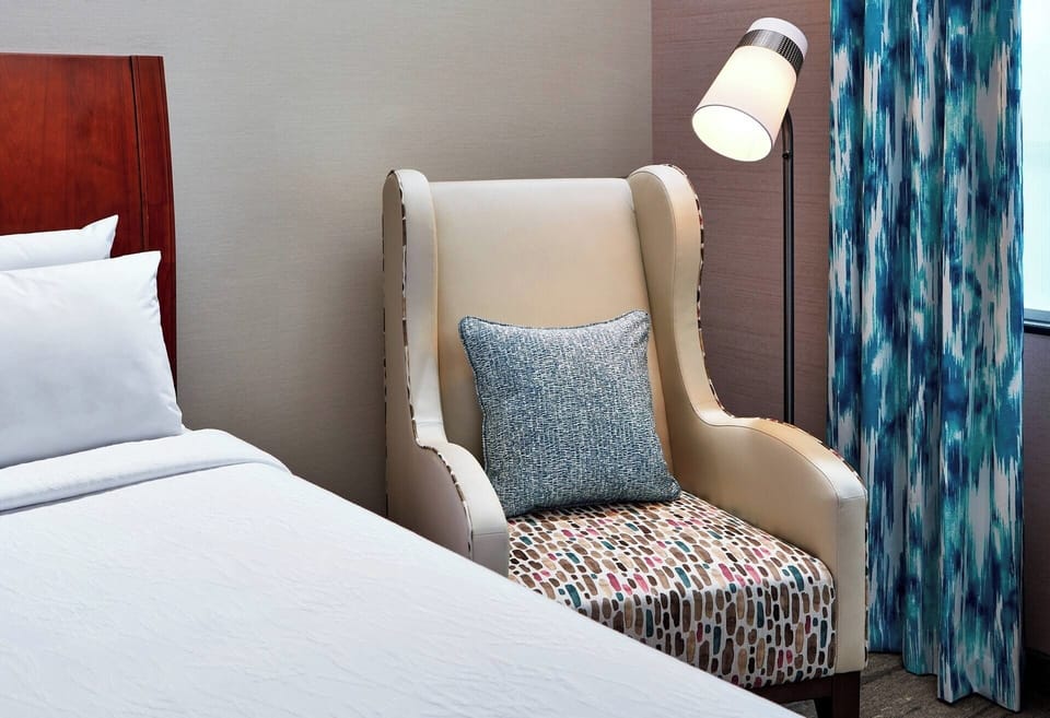 Bedroom. Interior and views may vary based on location and availability.