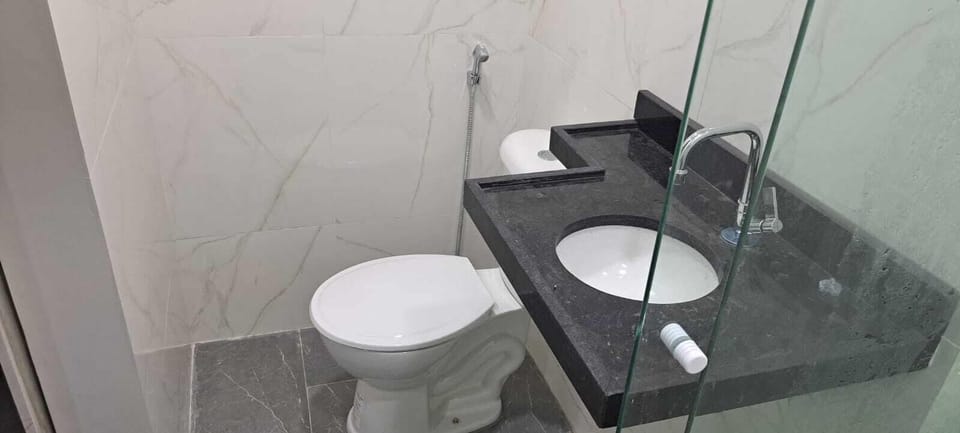 Towels, soap, toilet paper