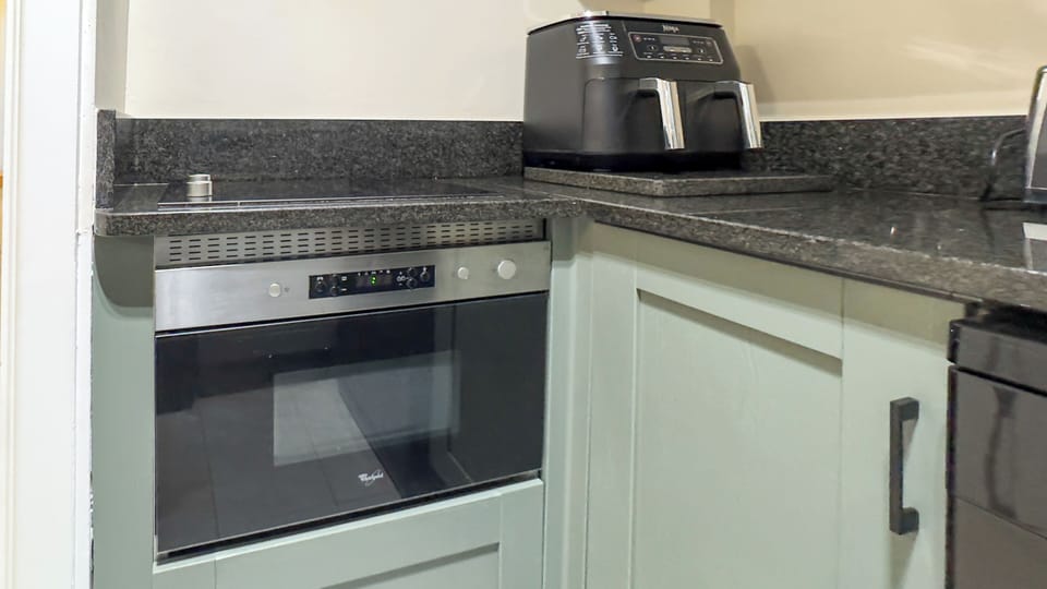 Modern kitchen with everything you need to prepare meals during your stay.
