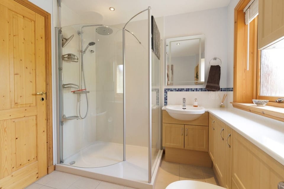 Bathroom with walk-in shower