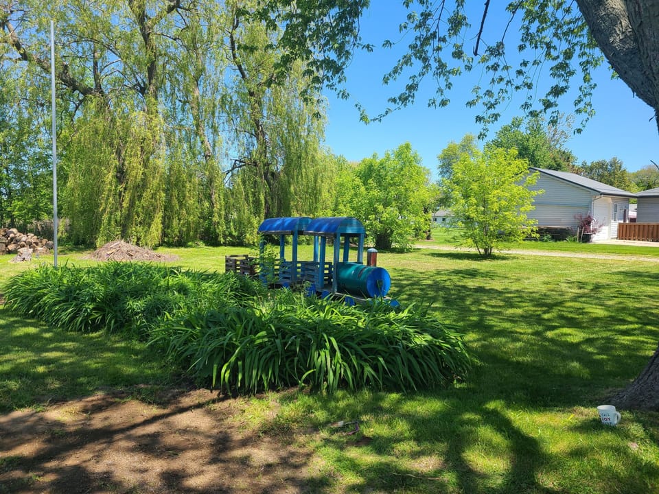 huge yard