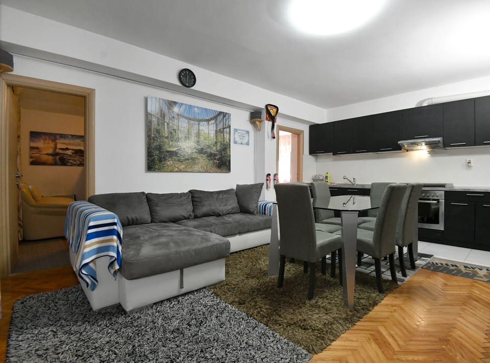 Apartment (Apartment Dario With Terrace And BBQ) | Living room | 32-inch flat-screen TV with satellite channels