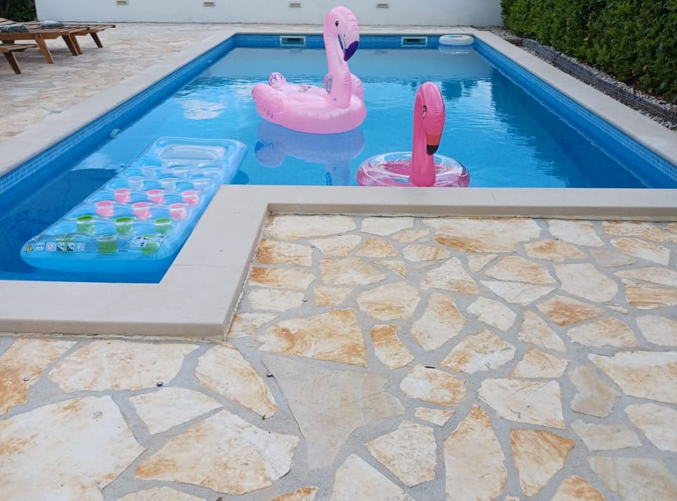 House (Three Bedroom Holiday Home with Priva) | Pool | Seasonal outdoor pool, pool umbrellas, sun loungers